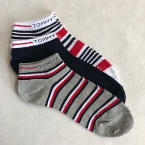 Tommy Hilfiger Iconic Red White Blue Stripe Logo